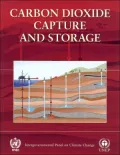 Carbon Dioxide Capture and Storage: Intergovernmental Panel on Climate Change