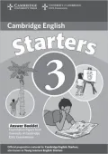 Cambridge Starters 3 Answer Booklet: Examination Papers from University of Cambridge ESOL Examinations: English for Speakers of Other Languages