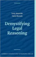 Demystifying Legal Reasoning