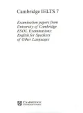 Cambridge IELTS 7 Self-study Pack (Student's Book with Answers and Audio CDs (2)): Examination Papers from University of Cambridge ESOL Examinations