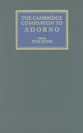 The Cambridge Companion to Adorno