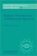 Singular Perturbations of Differential Operators: Solvable Schrödinger-Type Operators