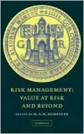 Risk Management: Value at Risk and Beyond