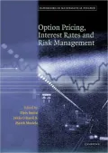 Option Pricing, Interest Rates and Risk Management Handbooks in Mathematical Finance