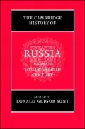 The Cambridge history of Russia