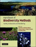 Handbook of Biodiversity Methods: Survey, Evaluation and Monitoring