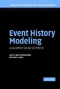 Event History Modeling: A Guide for Social Scientists