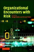 Organizational Encounters with Risk