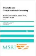 Combinatorial and Computational Geometry