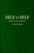 Self to Self: Selected Essays