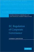 EC Regulation of Corporate Governance