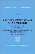 Higher-Dimensional Sieve Method: With Procedures for Computing Sieve Functions