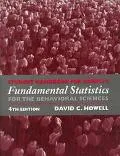 Student's Handbook for Fundamental Statistics for Management and Economics