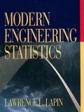 Modern Engineering Statistics