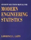 Student Solutions Manual for Modern Engineering Statistics