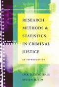 Research Methods and Statistics in Criminal Justice: An Introduction (with InfoTrac)
