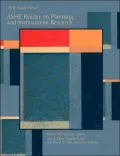 ASHE Reader on Planning and Institutional Research