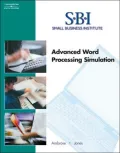 SBI: Advanced Word Processing Simulation (with CD-ROM)