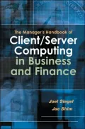 Manager's Handbook of Client/Server Compuring in Business and Finance