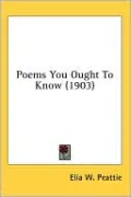 Poems You Ought to Know