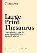 Chambers Large Print Thesaurus