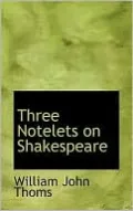 Book cover of Three Notelets on Shakespeare