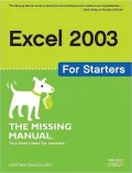 Excel for Starters: The Missing Manual