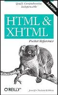 HTML And XHTML Pocket Reference
