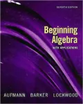 Beginning Algebra with Applications