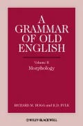 Grammar of Old English
