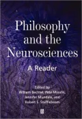 Philosophy Neurosciences