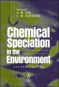 Chemical Speciation In Environ