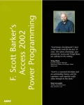 F. Scott Barker's Access 2002 power programming