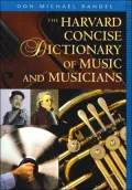 The Harvard Concise Dictionary of Music and Musicians