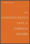 The Constitution's Text in Foreign Affairs
