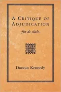A Critique of Adjudication