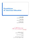Foundations of American Education by L. Dean Webb — book cover