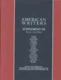 American Writers: Supplement