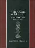American Writers Supplement: Max Apple to Franz Wright