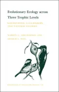 Evolutionary Ecology across Three Trophic Levels: Goldenrods, Gallmakers, and Natural Enemies (MPB-29)