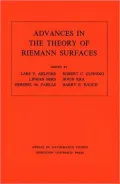 Advances in the Theory of Riemann Surfaces. (AM-66), Vol. 66