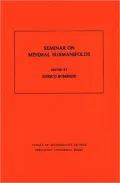 Seminar On Minimal Submanifolds. (AM-103)