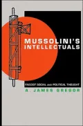 Mussolini's Intellectuals