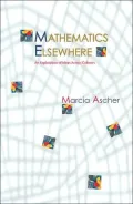 Book cover of Mathematics Elsewhere: An Exploration of Ideas Across Cultures