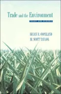 Trade and the Environment: Theory and Evidence
