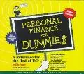 Personal Finance for Dummies A Reference for the Rest of Us!