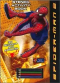 Spider-Man 2 Stencil Activity Book