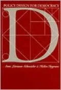 Policy Design for Democracy by Anne Larason Schneider — book cover