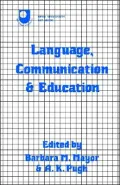 Language, Communication and Education