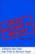 Social Welfare in Britain, 1885-1985